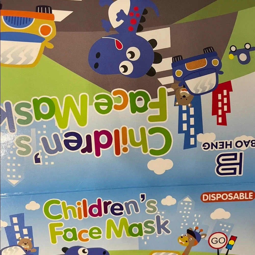 Kids: Boys Disposable Design masks